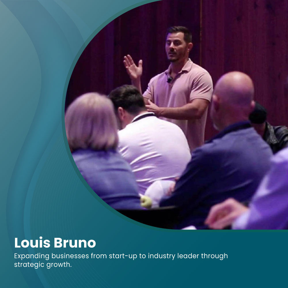 Headshots of Louis Bruno